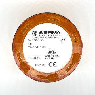 WERMA jelzőlámpa modul sárga